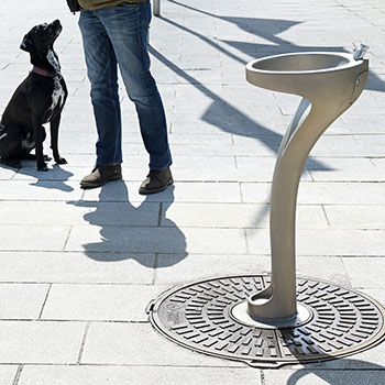 IONDESIGN TRINKBRUNNEN Hund